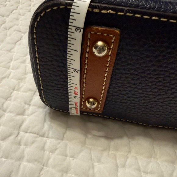 Dooney & Bourke Navy Lexington Tote Bag - Picture 6 of 7